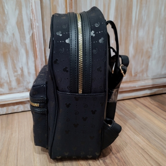 NWT Disney Mickey Mouse Monogram Backpack - Picture 6 of 12